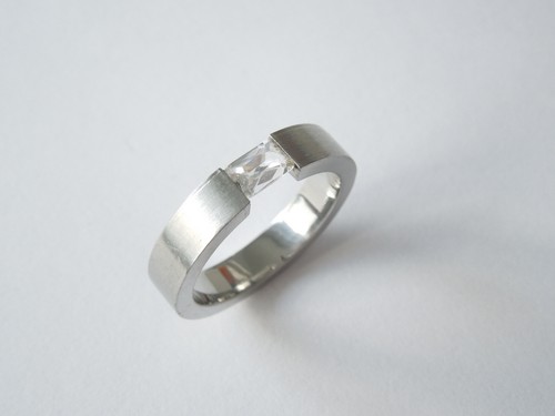 Design ring silberfarben - ring,