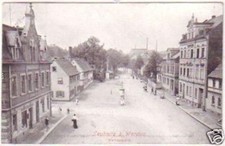 24684 Ak Leubnitz b. Werdau Wettinerplatz 1916