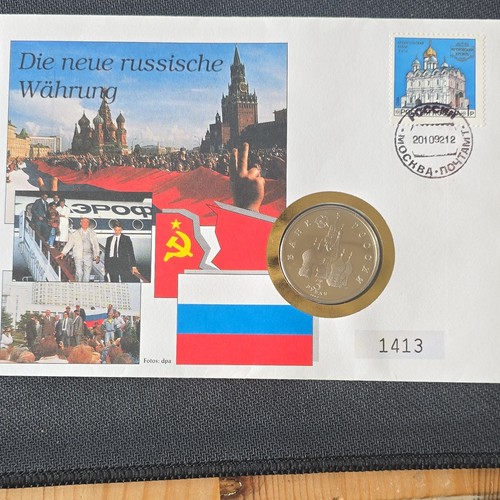 Münzbrief russland 1992 3 - -,