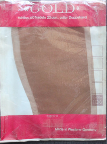 Vintage gold nylons 10 5 - gr., 10,5