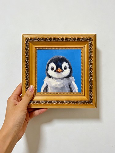 Süßer baby pinguin auf - süßer,