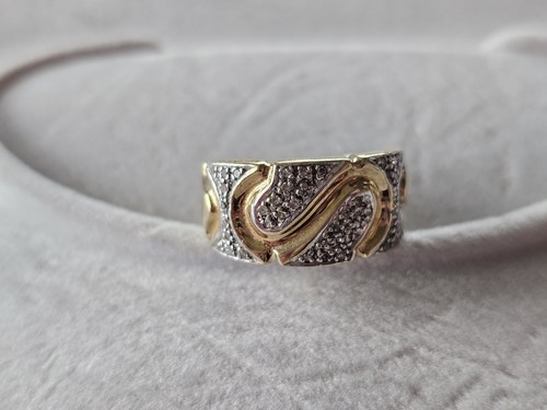 Goldring 585 gelbgold mit 2 - gelbgold,