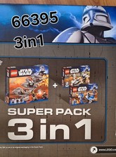 LEGO 66395 STAR WARS Super Pack 3in1 mit 7913, 7914, 7957 teilweise mit Figuren 