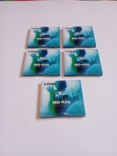 Original tdk minidisc - 5x,