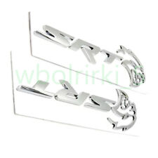 2 Pcs Silber SRT Schriftzug