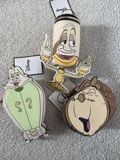 Primark Disney Die Schöne und das Biest Figur Geldbörsen X3 alle mit Etikett