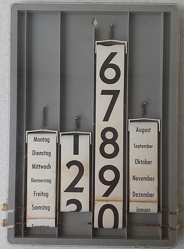 Dauerkalender mit 4 - mit,