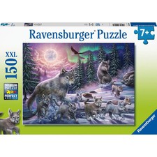 Ravensburger Kinderpuzzle - 12908 Nordwölfe - Wolf-Puzzle für Kinder ab 7 Jahren