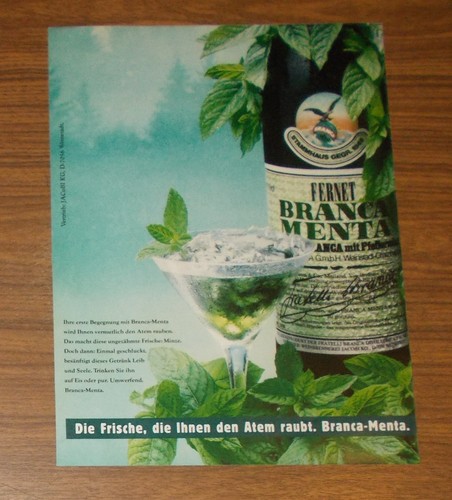 Seltene werbung fernet branca - seltene, fernet-branca