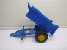 Siku Plastik V-Serie Anhänger für V 165 Hanomag Baustellenschlepper blau kippbar