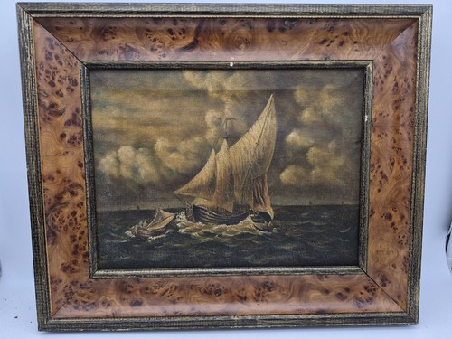Gemälde segelschiff mit - gemälde,