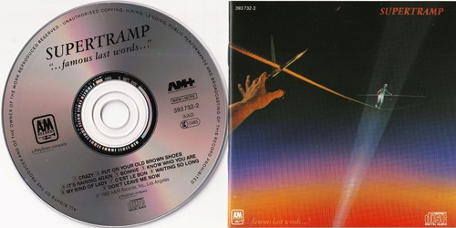 Supertramp famous last - famous, words