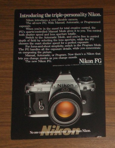 Seltene werbung vintage nikon - seltene,