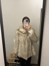 Damen Echtpelz Mantel aus