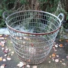 XL BÖCO Metallkorb Vintage