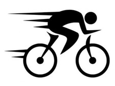 Rennrad, Aufkleber 1x, 15,5x10cm, Aufkleber , Fahrrad, Sticker Auto Tuning