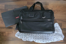 Tumi Alpha 3 - Laptop Aktentasche - Schwarz - Leder - 117321
