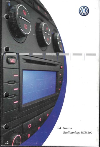 Touran rcd 300 - rcd, radio