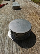 V2A?32x Edelstahl Ronden, 1mm Ø 95mm, V2A Scheibe Platte, Blech  (Neuwertig)‼️