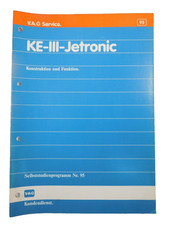 Selbststudienprogramm SSP 95 KE III Jetronic  Audi 80 90  Coupe Audi 100 200