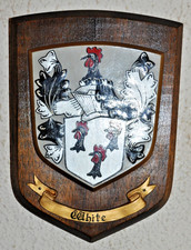 Weiße Familienplakette Schild