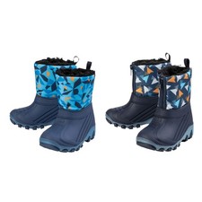 Lupilu Kleinkinder Winterstiefel Jungen mit LED Blinkeffekt Blau Navy 27 bis 30