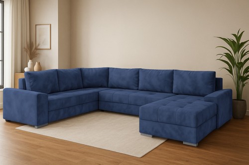 Wohnlandschaft hugo form mit - u-form,