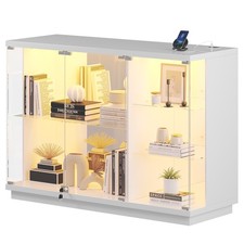 Glasvitrine mit LED