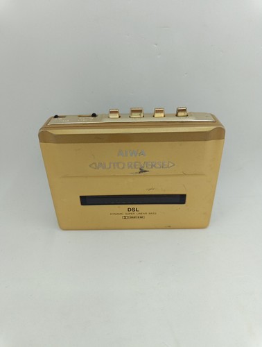 Aiwa walkman p108 gold - aiwa,