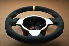 LENKRAD OPEL LOTUS ELISE MOMO ALCANTARA 12UHR GELB NEUBEZIEHEN NEU BEZIEHEN 