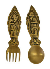 Vintage Messing Besteckset