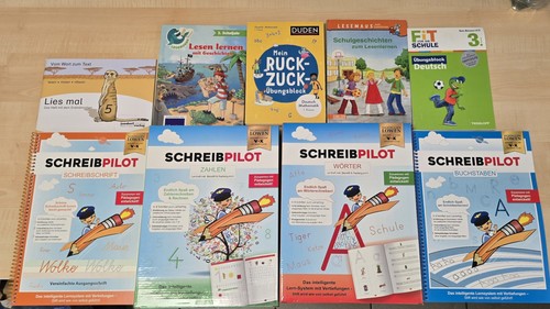 10x lernhefte schulbücher - &,