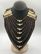 Vintage tribal halskette - vintage, aus
