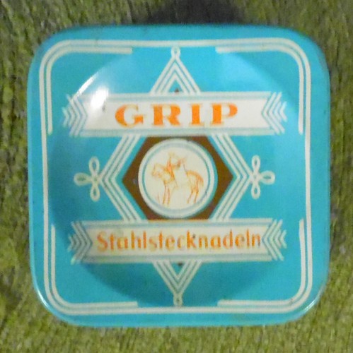 Alte dose blechdose grip - dose,