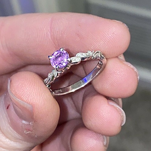 Karat lila rund diamant - 1,40,