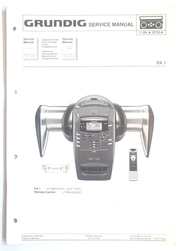Original grundig service - grundig,