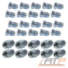 20x VERSCHRAUBUNG + 10x VERBINDER FÜR BREMSLEITUNG BREMSROHR Ø 4,75 MM