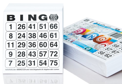 500 bingolose bingokarten - bingolose, /