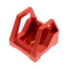 1x Lego Toolo Duplo Führerhaus rot Auto Bagger Baufahrzeug 2950 2930 6293