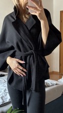 Cape poncho in schwarz - /,