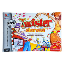 MB Spiele Twister Dance Party Top Zustand Anleitung & DVD Partyspiel komplett