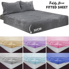 TEDDYBÄR FLEECE PASSFORMLAKEN