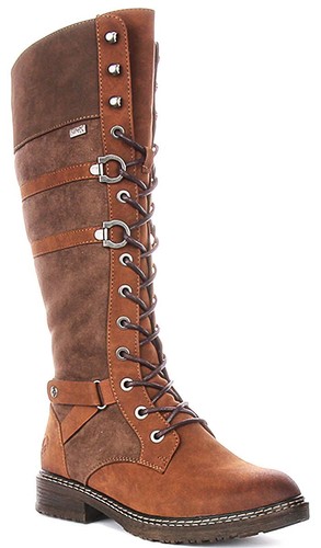 Rieker warm lined zip lace - zip,