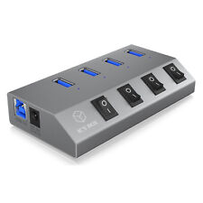 ICY BOX IB-HUB1405 4-fach USB 3.0 Hub Ladegerät 60153 B-Ware