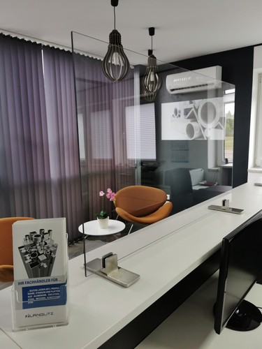 Schutzscheibe für theke - schutzscheibe,