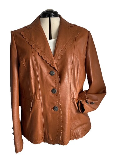 Pompöös damen lederjacke - pompöös,