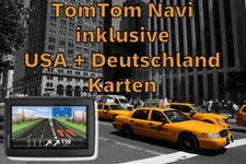 5" TomTom Navi mit USA + DE Karten von 2025 - TOP GPS Navigationsgerät Amerika