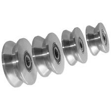 Torrolle Edelstahl V4A Laufrolle Schiebetor Hohlkehle Schiebetür Rolltür Rolltor