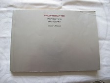 Porsche 911 993 orig. Bedienungsanleitung Handbuch Manual Englisch gebraucht
