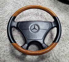 Holzlenkrad Mercedes Benz Sportline W124 W201 R129 W140 W202 G463 Lorinser
